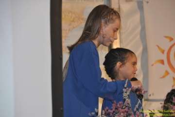 Lección escolar en el pregón de San Roque (Foto TF)